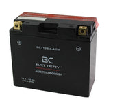BCT12B-4-AGM | AGM-Motorradbatterie, YT12B-BS, 12 V, 10 Ah, Kaltstartstrom: 210 A, 150 x 70 x 130 mm – Offizielle Website von BC Battery