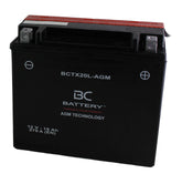 BCTX20L-AGM | GEL Motorradbatterie, YTX20L-BS, 12 V, 18 Ah, Kaltstartstrom: 270 A, 175 x 87 x 155 mm – Offizielle Website von BC Battery