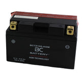BCTZ10S-AGM | AGM-Motorradbatterie, YTZ10S, 12 V, 8,6 Ah, Kaltstartstrom: 190 A, 150 x 87 x 93 mm – Offizielle Website von BC Battery
