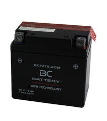 BCTZ7S-AGM | Motorrad-AGM-Batterie, YTZ7S, 12V, 6Ah, Kaltstartstrom: 130 A, 113x70x105 mm – Offizielle italienische Website von BC Battery