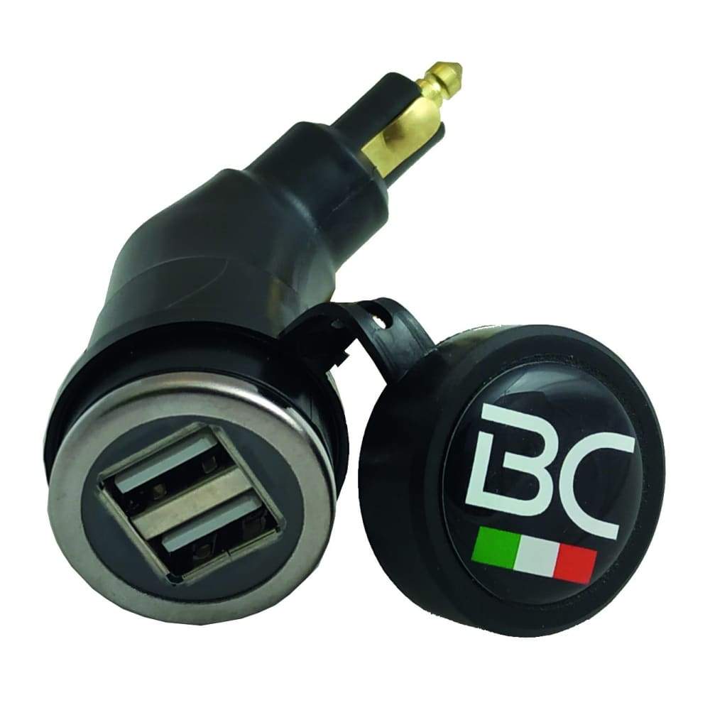 Doppel-USB-Ladegerät 45 ° abgewinkeltes für BMW Motorrad