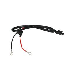 Cavo batteria con Occhielli Specifici per Batteria Auto - Diam. 8,5 MM, Lungh. 80 CM - per caricabatteria BC - BC Battery Controller