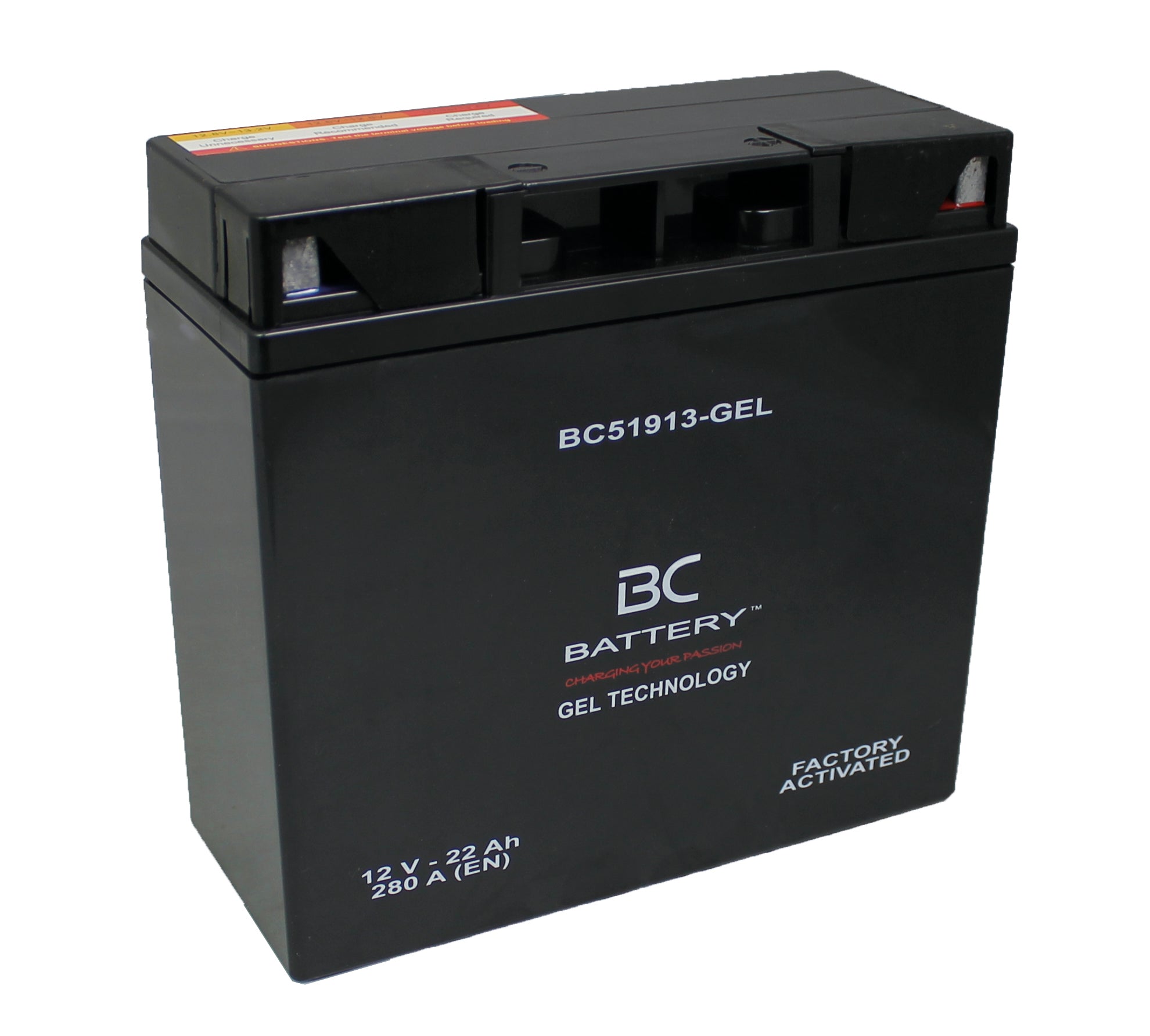 BC51913-GEL| GEL-Motorradbatterie, 51913, 12V, 22Ah, CCA: 280 Amp, 181x76x173 mm – Offizielle Website von BC Battery
