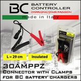 Connettore per Carica Batteria Moto con pinze 30AMPPZ - BC Battery Controller