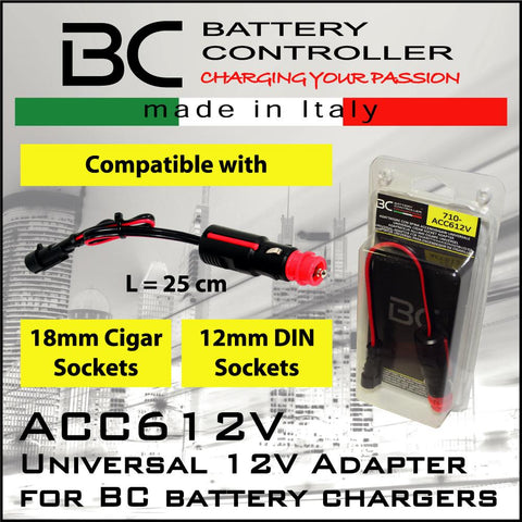 Universal Motorrad Zigarettenanzünder 12V Steckdose ACC612V – BC Battery  Deutschland Official Website