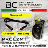 Prolunga per Caricabatteria PROL2MT - Lunghezza 180 cm - BC Battery Controller