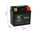 BC Lithium Batteries BCLFP01 Batteria Moto Litio LiFePO4, 0,4 kg, 12V, LFP01 - BC Battery Controller