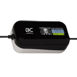 BC 9000 EVO DESIGN , 9 Amp / 1 Amp, Caricabatteria e Mantenitore Digitale/LCD, Tester di Batteria e Alternatore per tutte le batterie Auto, Moto, Camper & Nautica 12V