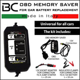 BC OBD Memory Saver - BC Battery Controller