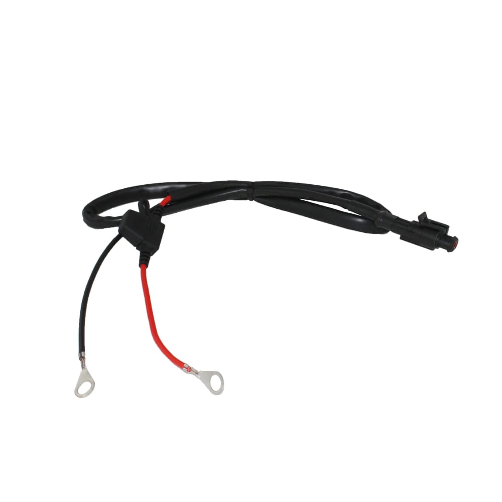 Cavo batteria con Occhielli Specifici per Batteria Auto - Diam. 8,5 MM, Lungh. 80 CM - per caricabatteria BC - BC Battery Controller