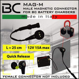 Connettore Magnetico BC MAG-M per caricabatterie 12V - BC Battery Controller