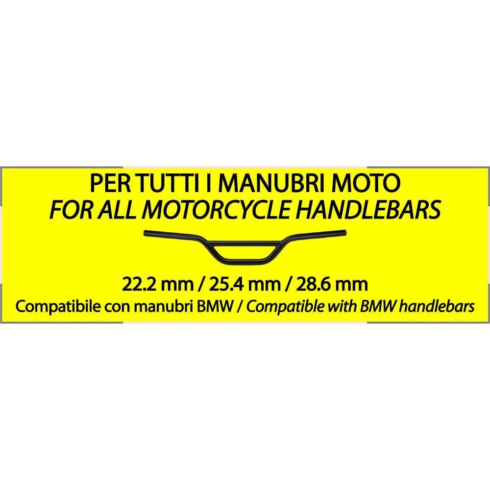 Presa Accendisigari Moto + Supporto Manubrio da 22,2/25,6/28mm - BC Battery Controller